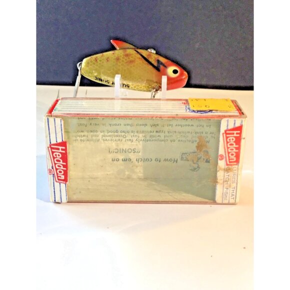 Vintage Heddon Super Sonic 9385 L  Fishing Lure with box - Picture 1 of 9